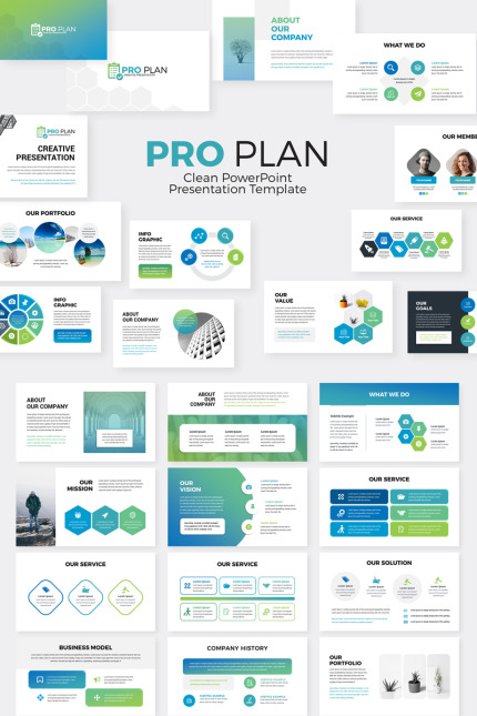 Kit Graphique #77367 Modern Powerpoint Divers Modles Web - Logo template Preview