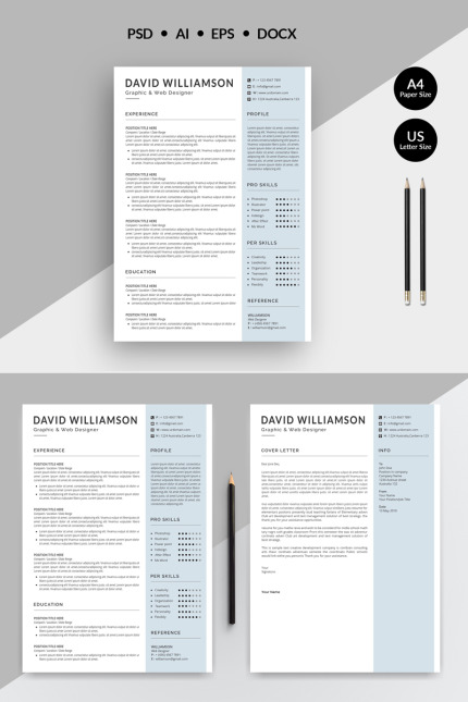 Kit Graphique #77383 Resume Cv Divers Modles Web - Logo template Preview