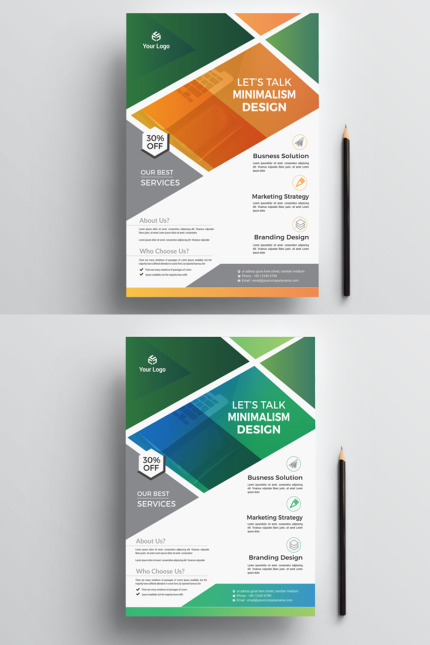 Kit Graphique #77454 Flyer Corporate Divers Modles Web - Logo template Preview