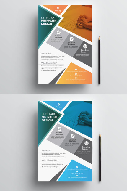 Kit Graphique #77455 Flyer Corporate Divers Modles Web - Logo template Preview