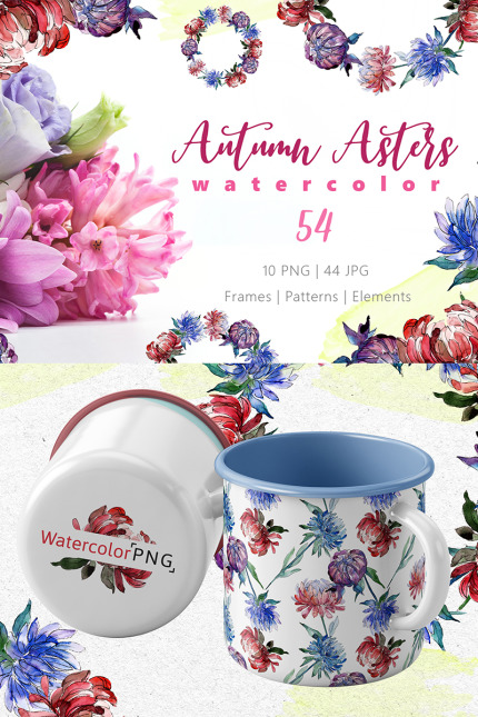 Kit Graphique #77534 Autumn Asters Divers Modles Web - Logo template Preview