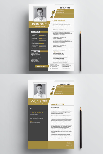 Kit Graphique #77579 Clean Resume Divers Modles Web - Logo template Preview