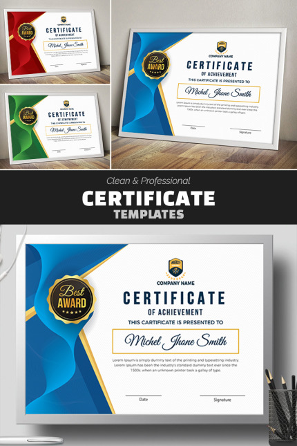 Kit Graphique #77623 Academic Certificat Divers Modles Web - Logo template Preview