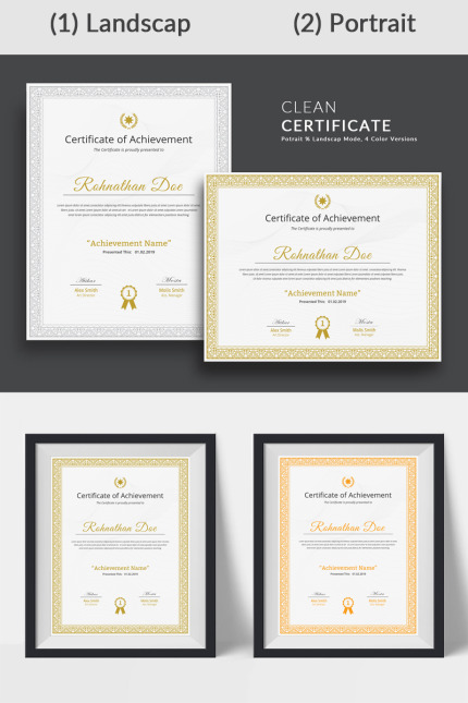 Kit Graphique #77726 Certificate Templates Divers Modles Web - Logo template Preview