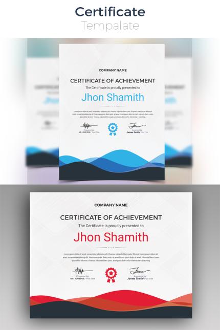 Kit Graphique #77830 Certificate Corporate Divers Modles Web - Logo template Preview