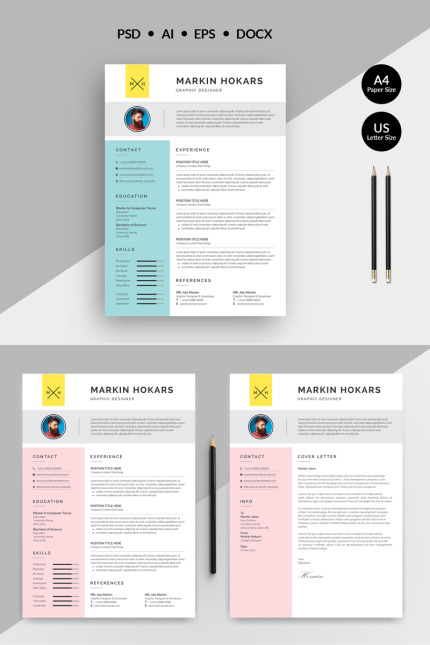 Kit Graphique #77833 Resume Cv Divers Modles Web - Logo template Preview