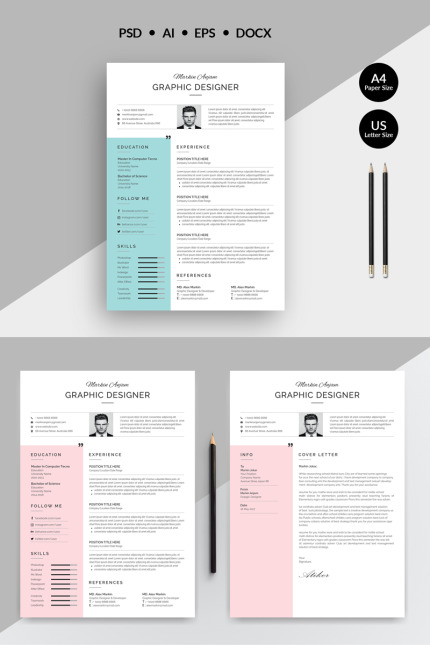 Kit Graphique #77853 Resume Cv Divers Modles Web - Logo template Preview