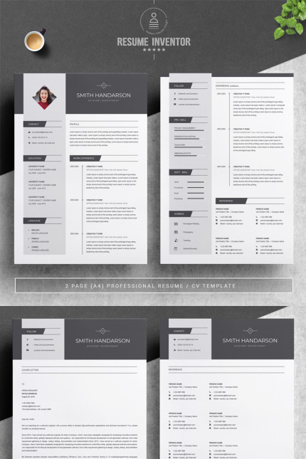 Kit Graphique #78491 Professional Resume Divers Modles Web - Logo template Preview