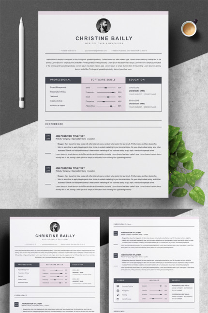 Kit Graphique #78493 Professionnelle Rsum Divers Modles Web - Logo template Preview