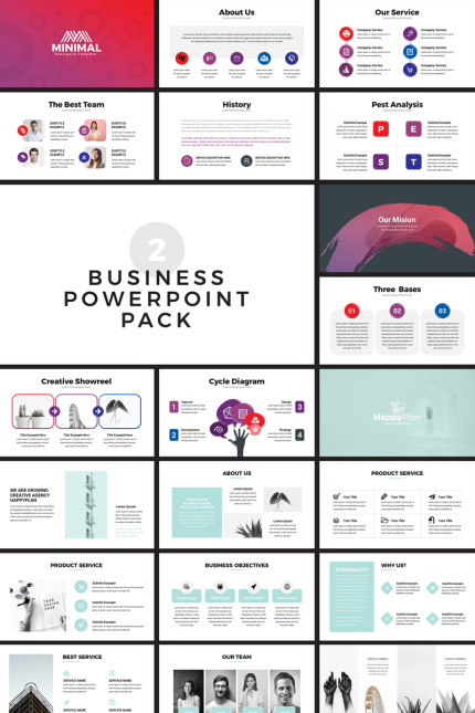 Kit Graphique #78499 Modern Powerpoint Divers Modles Web - Logo template Preview