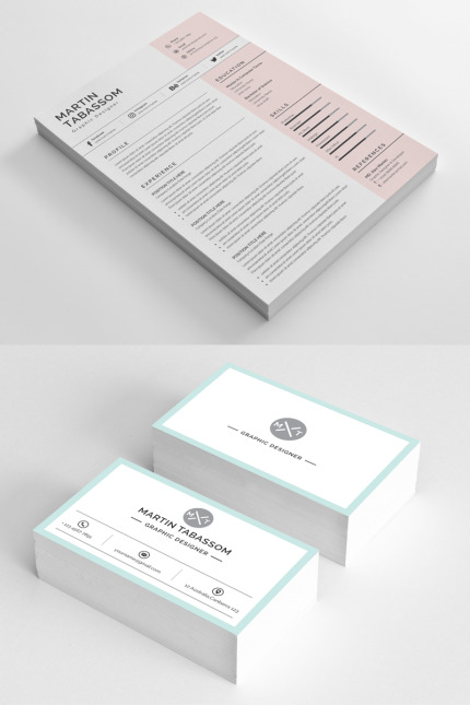 Kit Graphique #78513 Resume Cv Divers Modles Web - Logo template Preview