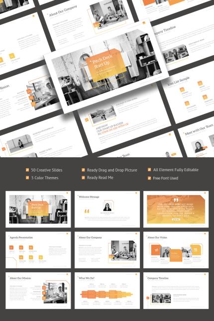 Kit Graphique #78520 Startup Powerpoint Divers Modles Web - Logo template Preview