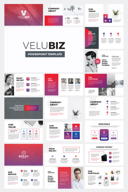 Kit Graphique #78742 Modern Powerpoint Divers Modles Web - Logo template Preview