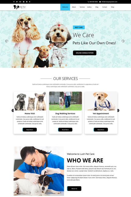 Kit Graphique #78756 Pet Care Divers Modles Web - Logo template Preview