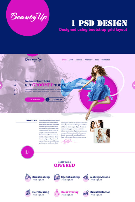 Kit Graphique #78919 Beauty Makeup Divers Modles Web - Logo template Preview