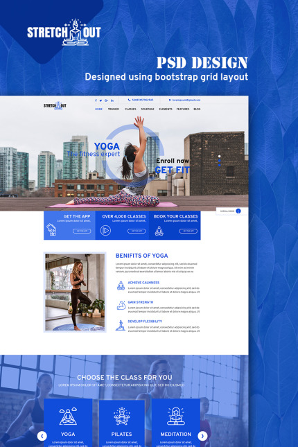 Kit Graphique #78988 Fitness Yoga Divers Modles Web - Logo template Preview