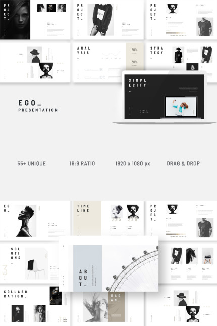 Kit Graphique #79003 Powerpoint Template Divers Modles Web - Logo template Preview