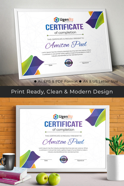 Kit Graphique #79008 Certificate Design Divers Modles Web - Logo template Preview