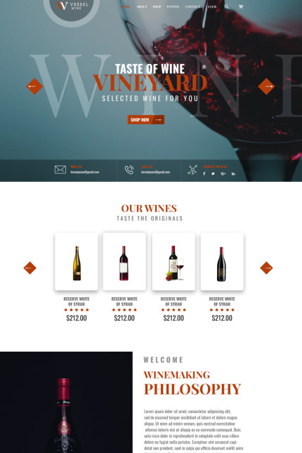 Kit Graphique #79413 Wine Shop Divers Modles Web - Logo template Preview