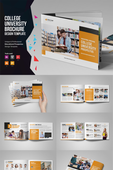 Kit Graphique #79568 Education Prospectus Divers Modles Web - Logo template Preview