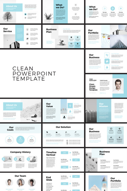 Kit Graphique #79711 Modern Powerpoint Divers Modles Web - Logo template Preview