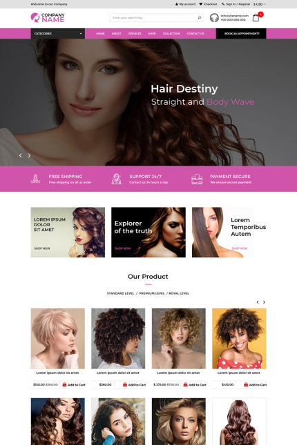 Kit Graphique #79848 Hair Style Divers Modles Web - Logo template Preview