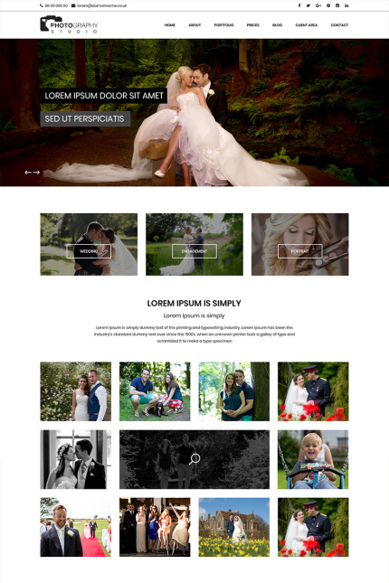 Kit Graphique #79943 Mariage Photographie Divers Modles Web - Logo template Preview