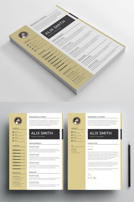 Kit Graphique #80043 Resume Cv Divers Modles Web - Logo template Preview