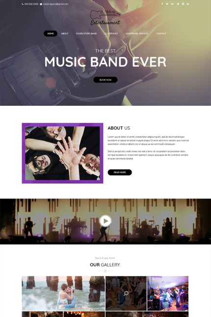 Kit Graphique #80045 Music Band Divers Modles Web - Logo template Preview