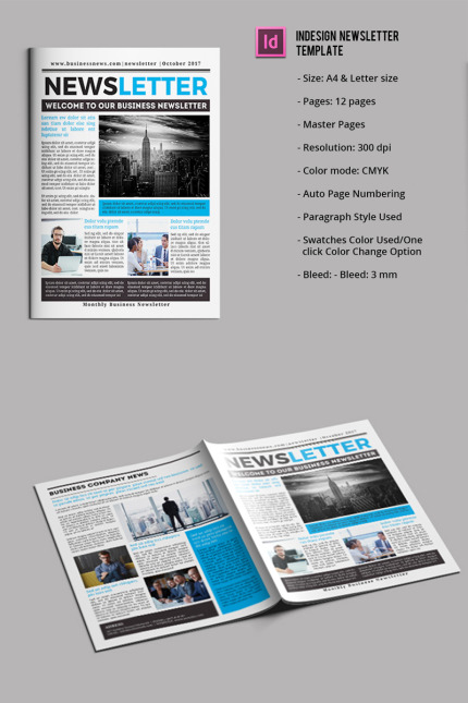 Kit Graphique #80099 Newsletter Business Divers Modles Web - Logo template Preview