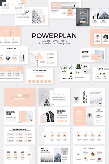 Kit Graphique #80135 Modern Powerpoint Divers Modles Web - Logo template Preview