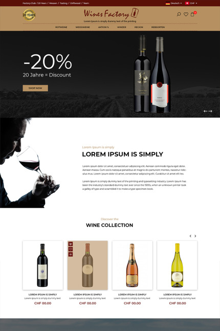 Kit Graphique #80137 Wine Store Divers Modles Web - Logo template Preview