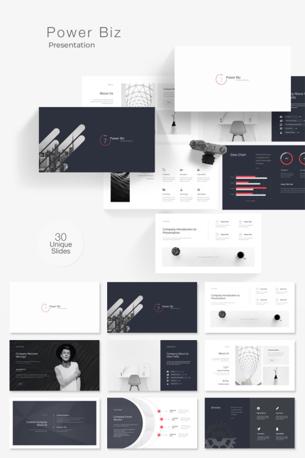 Kit Graphique #80385 Presentation Modern Divers Modles Web - Logo template Preview