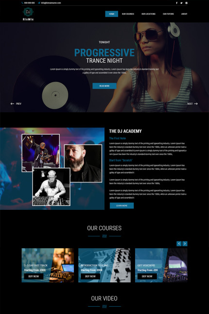 Kit Graphique #80405 Dj Musique Divers Modles Web - Logo template Preview