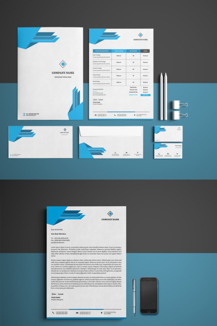 Kit Graphique #80640 Branding Stationery Divers Modles Web - Logo template Preview