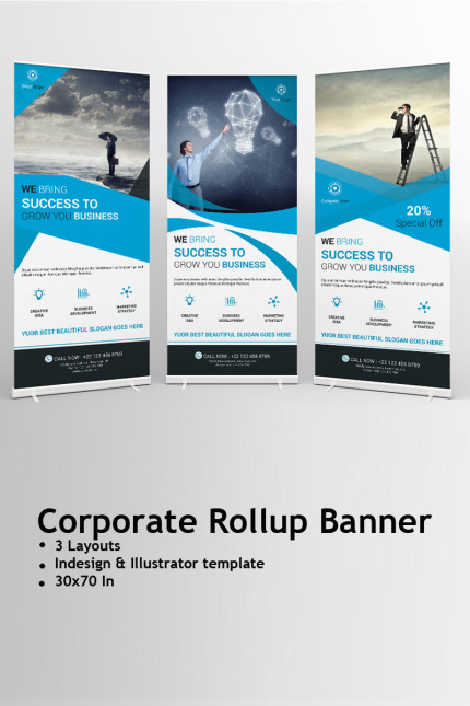 Kit Graphique #80694 Rollup Roll-up Divers Modles Web - Logo template Preview