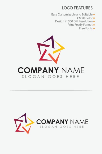 Kit Graphique #80721 Star Logo Divers Modles Web - Logo template Preview