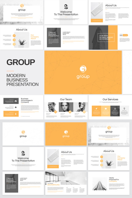 Kit Graphique #80832 Google Slides Divers Modles Web - Logo template Preview