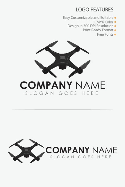 Kit Graphique #80851 Drone Logo Divers Modles Web - Logo template Preview