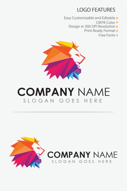 Kit Graphique #80856 Lion Logo Divers Modles Web - Logo template Preview