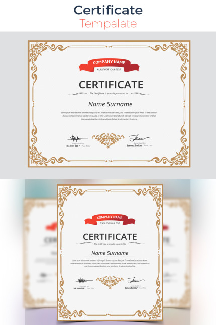 Kit Graphique #81028 Certificate Entreprise Divers Modles Web - Logo template Preview