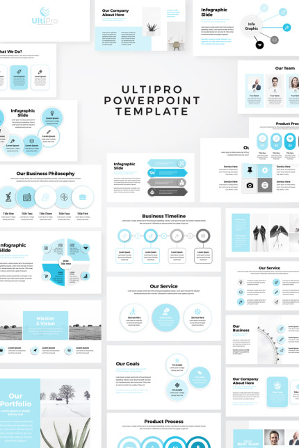 Kit Graphique #81047 Modern Powerpoint Divers Modles Web - Logo template Preview