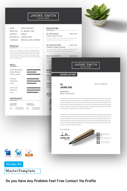 Kit Graphique #81137 Job Resume Divers Modles Web - Logo template Preview