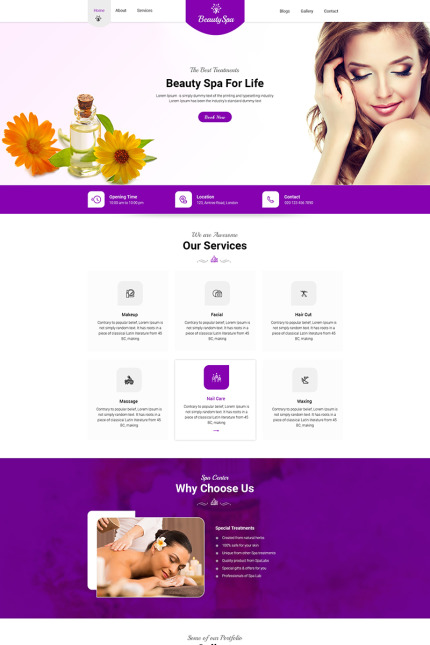 Kit Graphique #81225 Beauty Spa Divers Modles Web - Logo template Preview