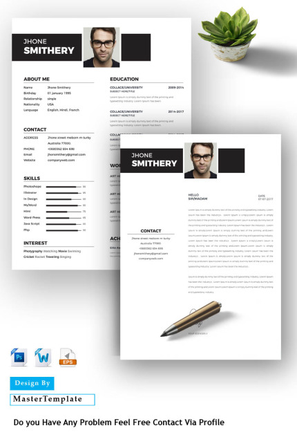 Kit Graphique #81283 Job Rsum Divers Modles Web - Logo template Preview