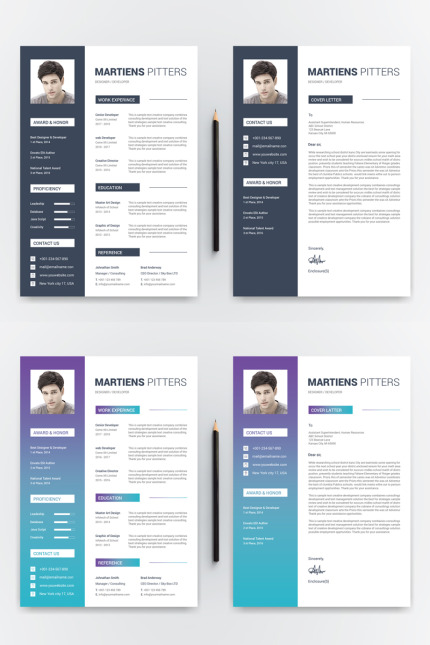 Kit Graphique #81347 Resume Cv Divers Modles Web - Logo template Preview