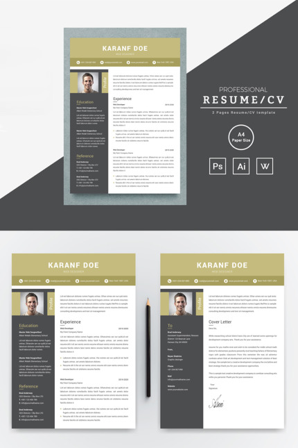 Kit Graphique #81356 Resume Cv Divers Modles Web - Logo template Preview