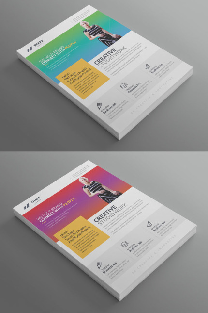 Kit Graphique #81367 Flyer Corporate Divers Modles Web - Logo template Preview