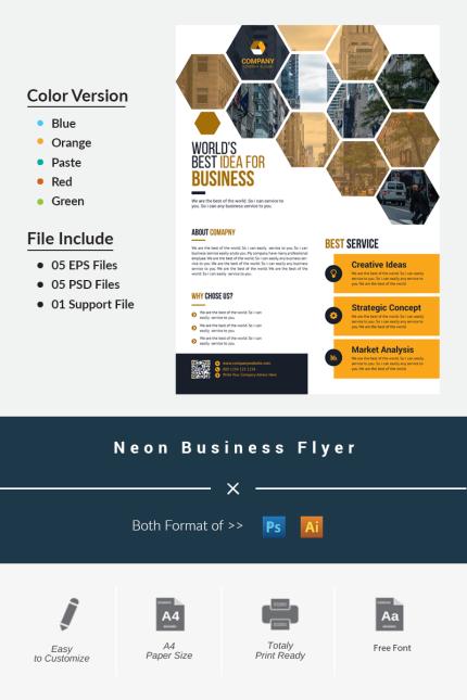 Kit Graphique #81369 Flyer Corporate Divers Modles Web - Logo template Preview