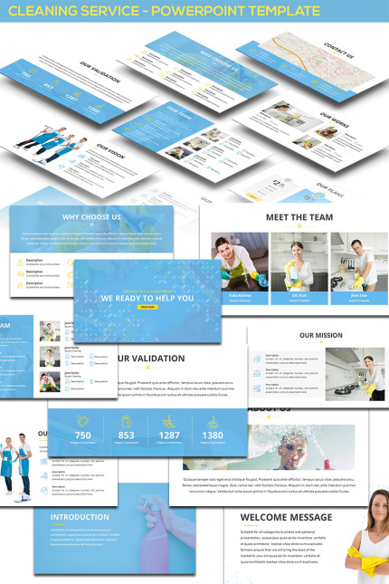 Kit Graphique #81800 Propreing Service Divers Modles Web - Logo template Preview